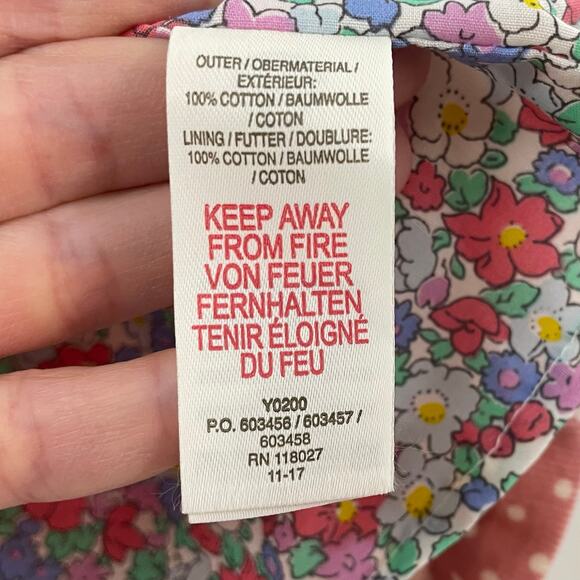 NWT Baby Boden Pinnie Dress Blossom Pink Spots Ducks 12-18 Months - Picture 6 of 7